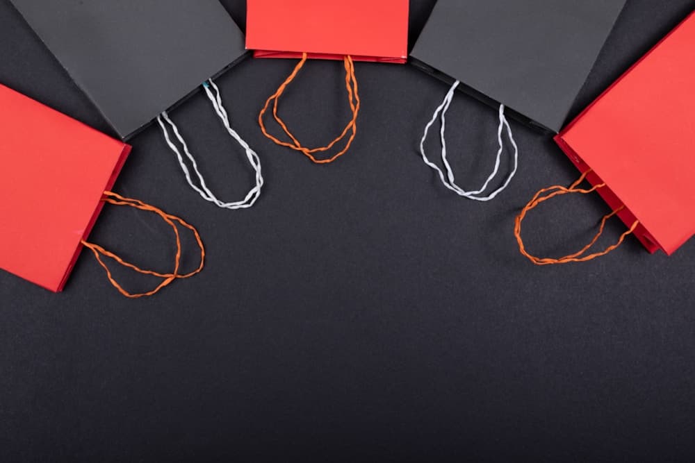 Shopping bags representing the customer experience